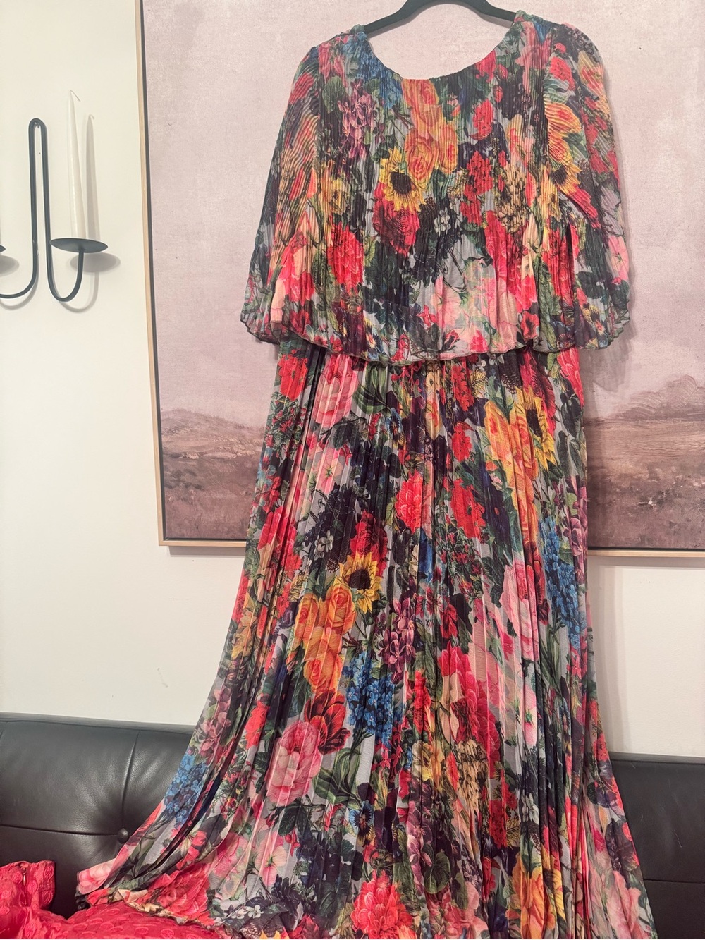 Reflora Plus Size Women Summer Red Boho Dress/ Size 2XL - Picture 7 of 14